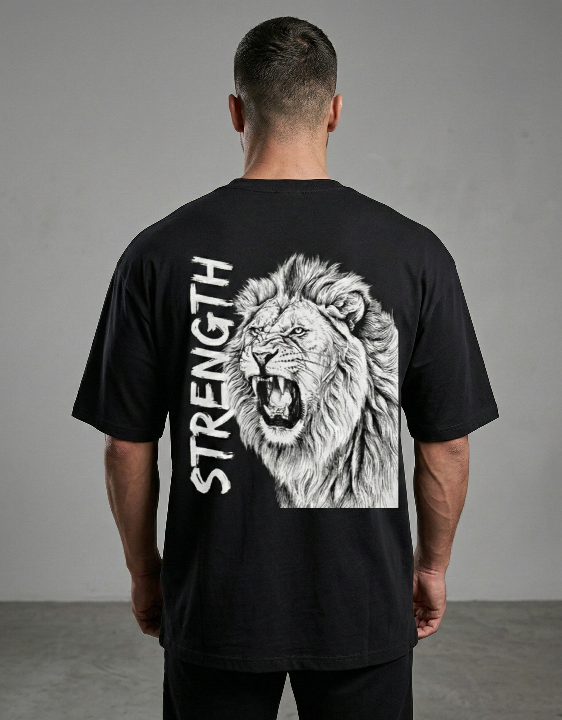 The Lion of Strength - Black